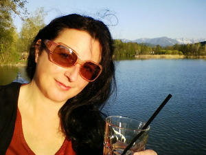 Dagmar Travner am Wörthersee. #selfie. ©ebenda ;)
